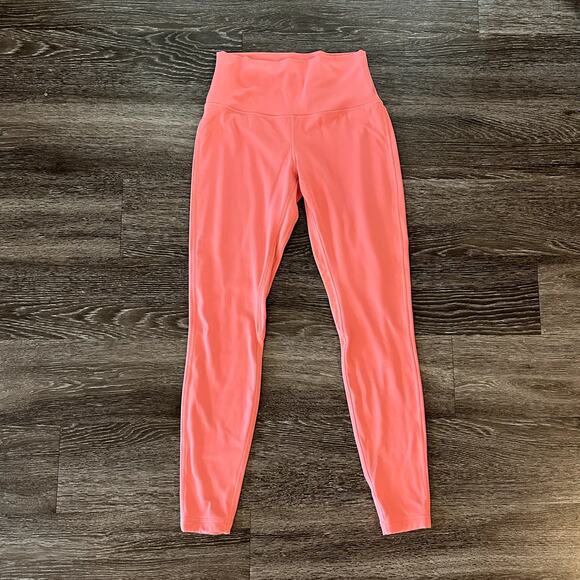 EUC Lululemon Align High-Rise Pant 28” Raspberry Cream Sz 8 Butter Soft Leggings - Picture 11 of 16